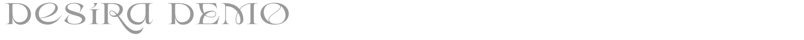 Desira font preview